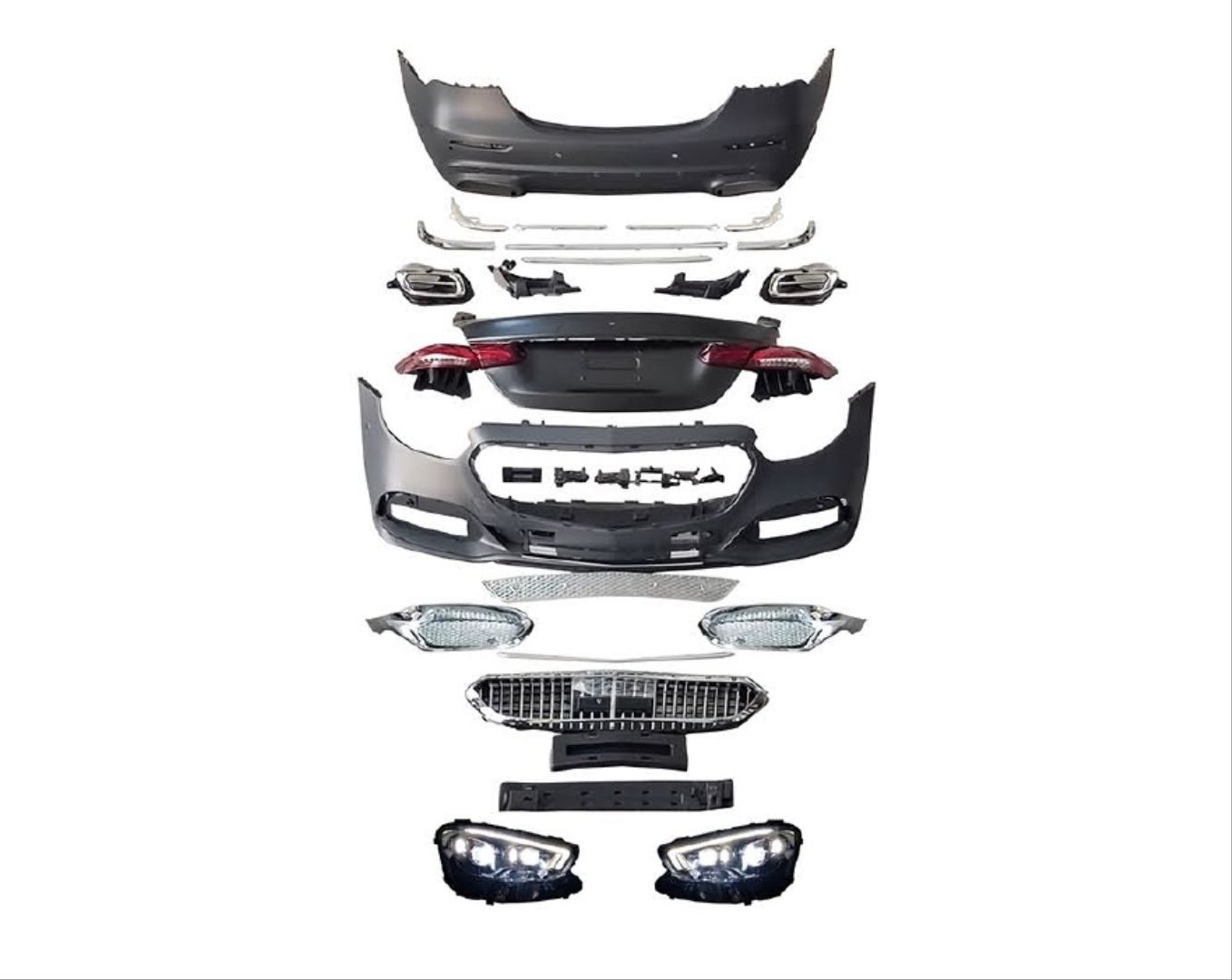 W213 2016-2019 E Serisi Içın 2020+ Maybach Görünüm Body Kıt