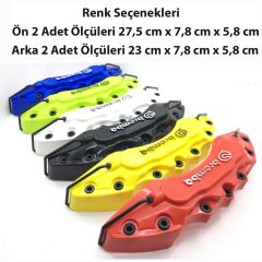 Volvo S40 Uyumlu Brembo Sarı Kaliper Kapağı 4 Parça Ön Arka Set