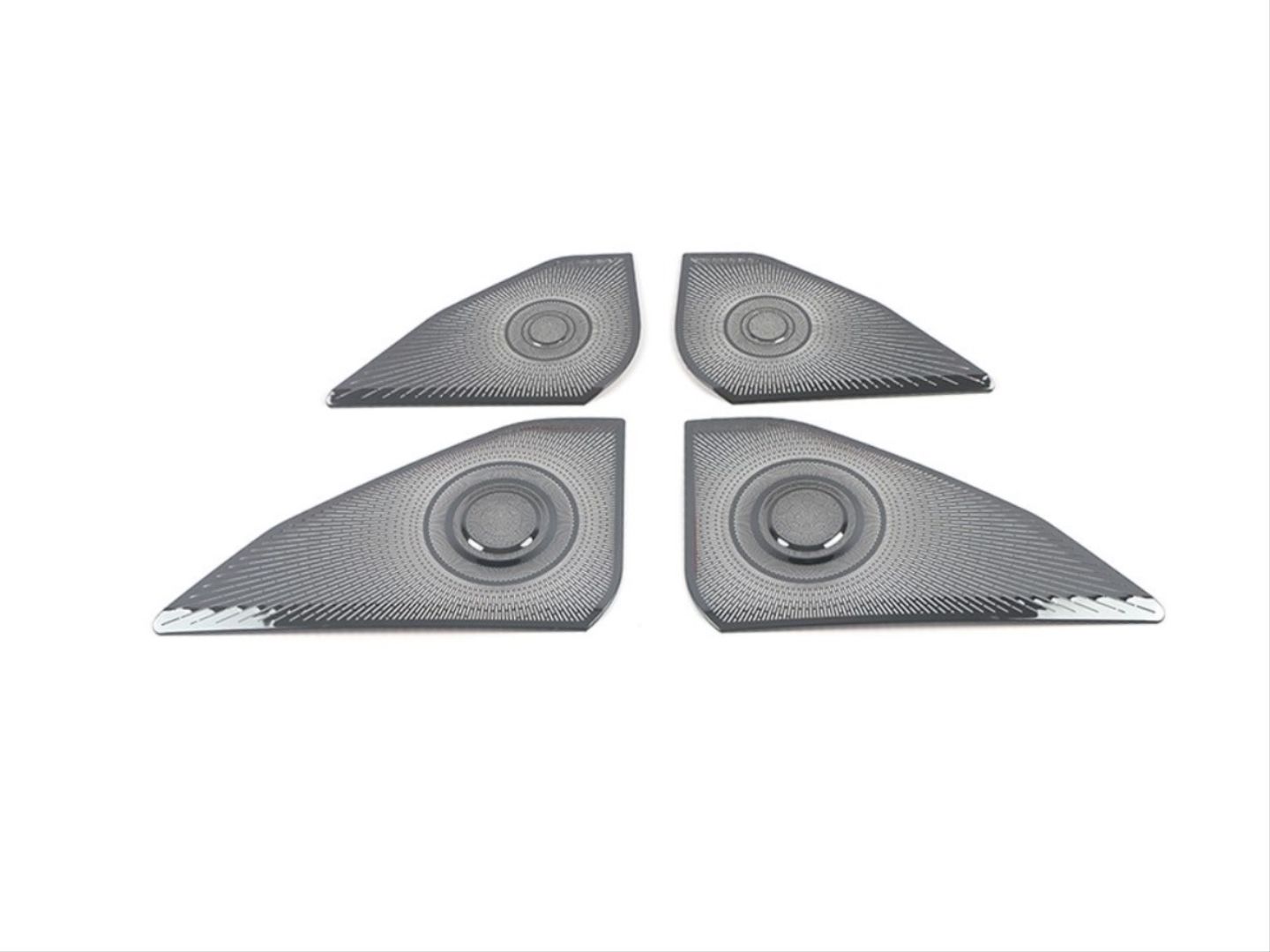 Volkswagen Golf Uyumlu 8 Harman Kardon Kapı Hoparlör Kaplama - Titanyum Siyah