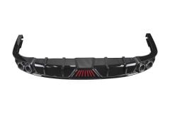 Civic 2022 Uyumlu 4 Egzoz Difüzör - Ledli