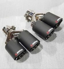 Akrapovıc Egzoz Uyumlu Bölmeli Dual 76 Mm