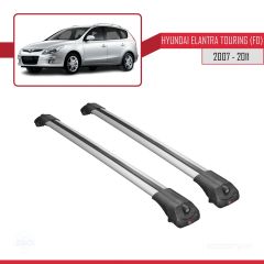 Hyundai Elantra Touring (FD) 2007-2011 Arası ile uyumlu ACE-1 Ara Atkı Tavan Barı GRİ