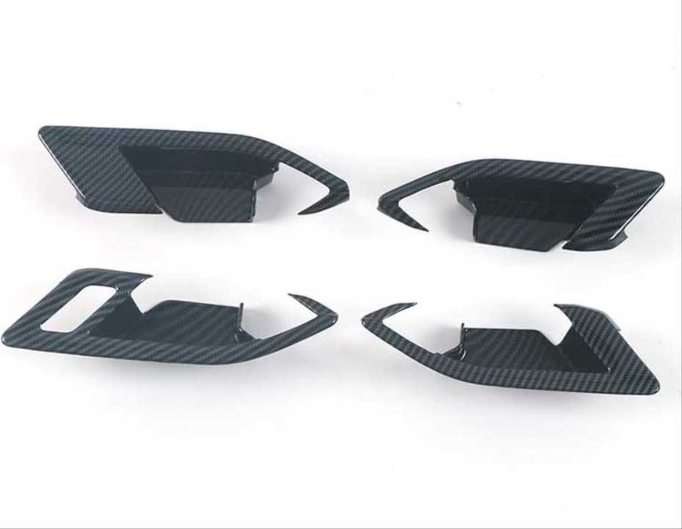 Volkswagen Golf Uyumlu 8 İç Kapı Açma Kolu Kaplama - Karbon