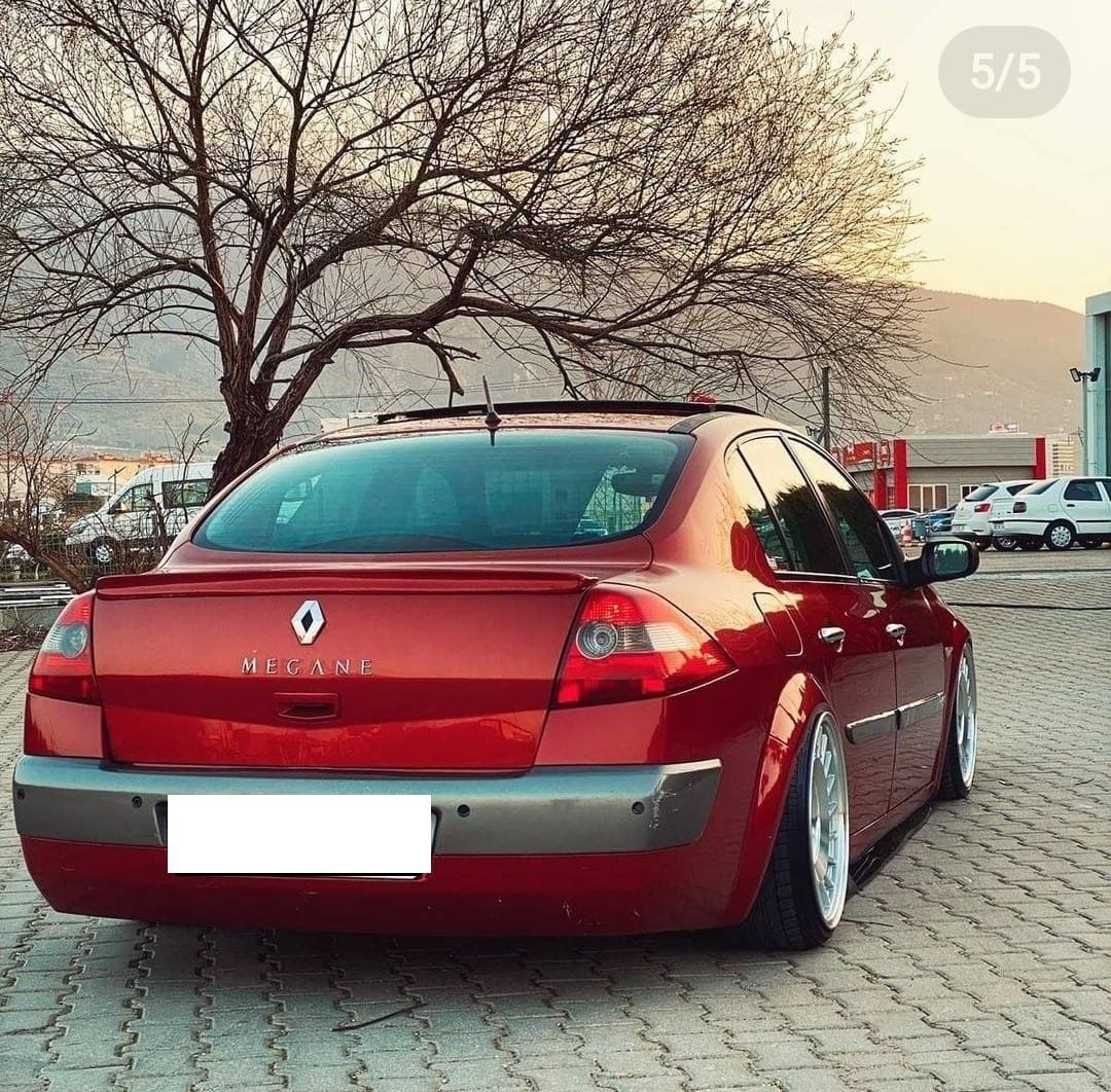 Renault Megane Uyumlu 2 Sedan 2004-2010 Anatomik Spoiler