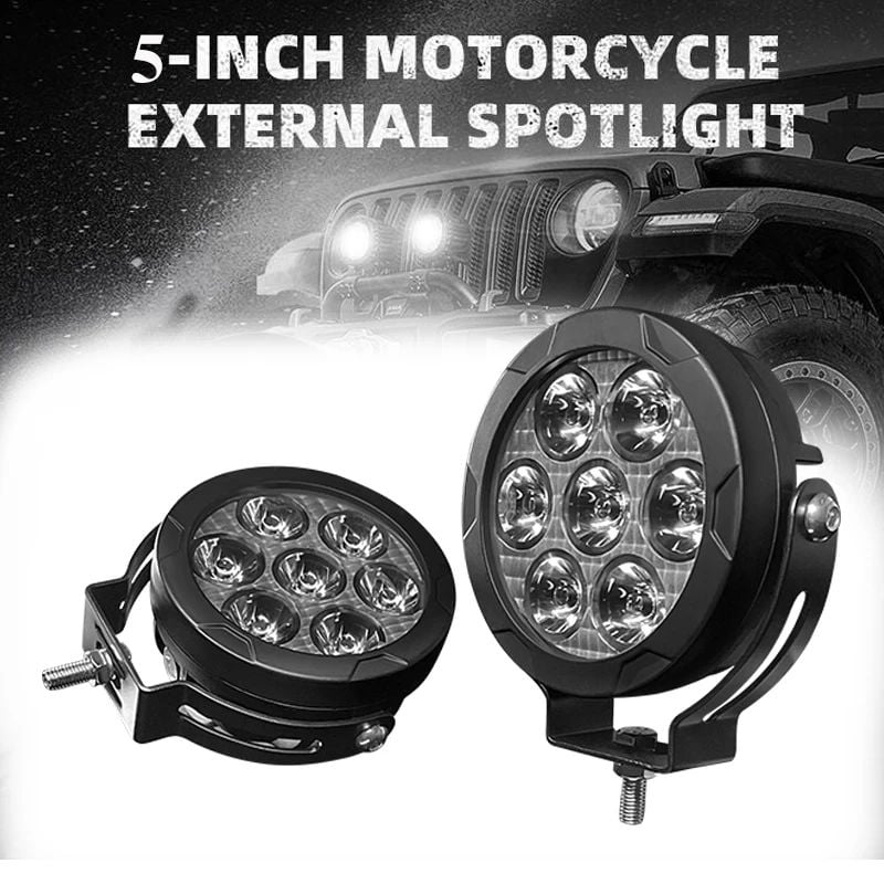 Offroad sis lambası sarı-beyaz çift kapaklı set 12-60v /  LASS371