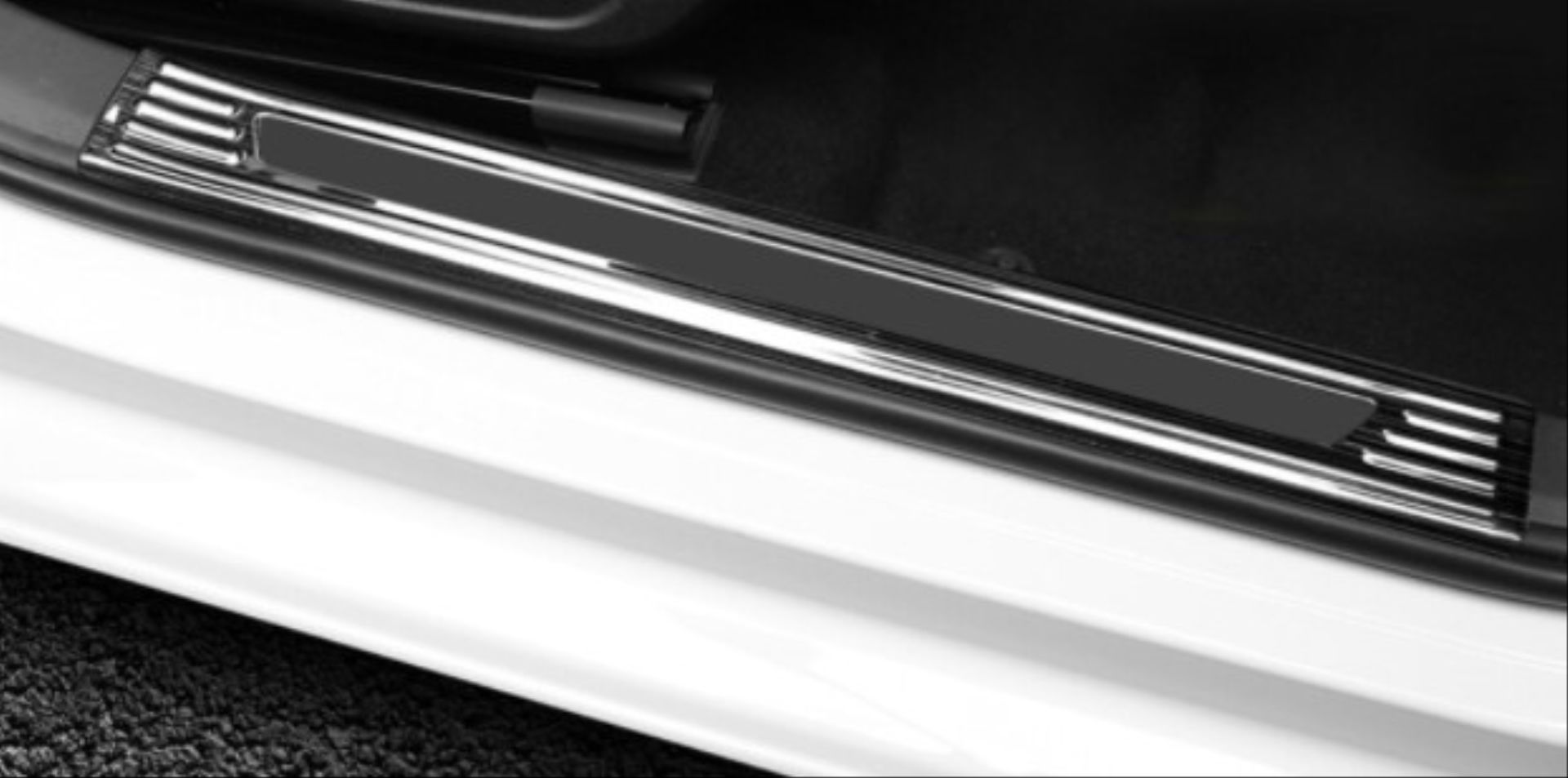 Volkswagen Golf Uyumlu 8 Kapı Eşik Koruma - Titanyum Siyah