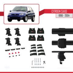 Citroen Saxo 1996-2004 Arası ile uyumlu ACE-4 Ara Atkı Tavan Barı SİYAH