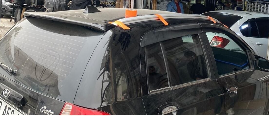 Hyundai Getz 2002-2011 Tavan Çıtası Gümüş Gri