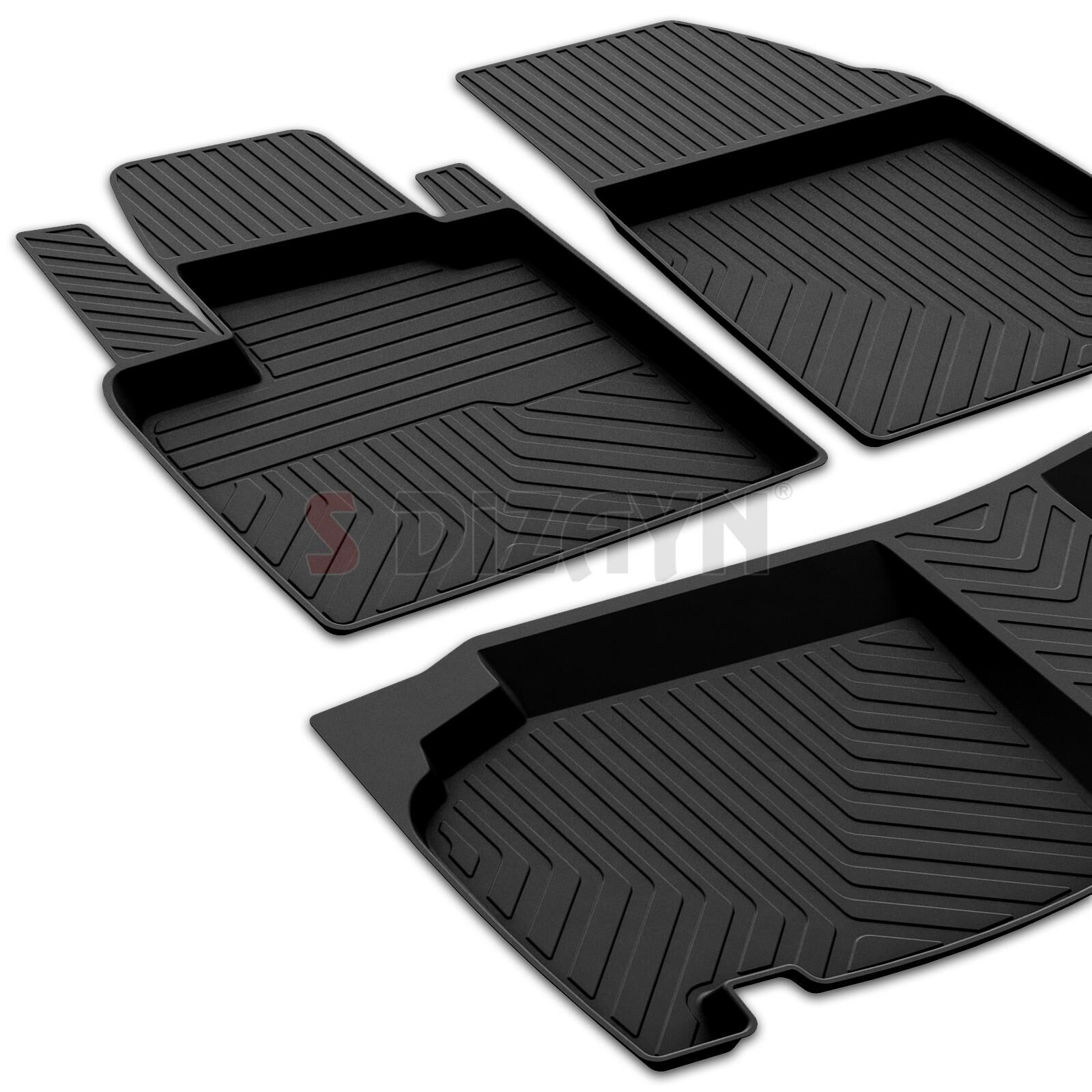 S-Dizayn Renault Kangoo 4D Havuzlu Paspas 2024 Üzeri A+ Kalite