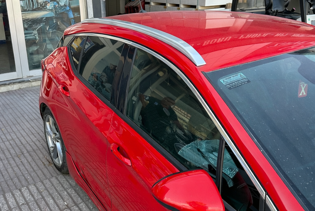 Opel Astra K 2015-2022 Tavan Çıtası Gümüş Gri