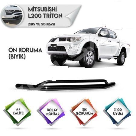 Mitsubishi L200 Uyumlu Koruma Ön Korum Barı Drs 4X4 Tunıng Drs 4X4 Tuning