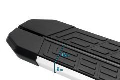 Audi Q3 8U 2011-2018 Drs New Line Serisi Aluminyum Kenar Yan Basamak 173 Cm