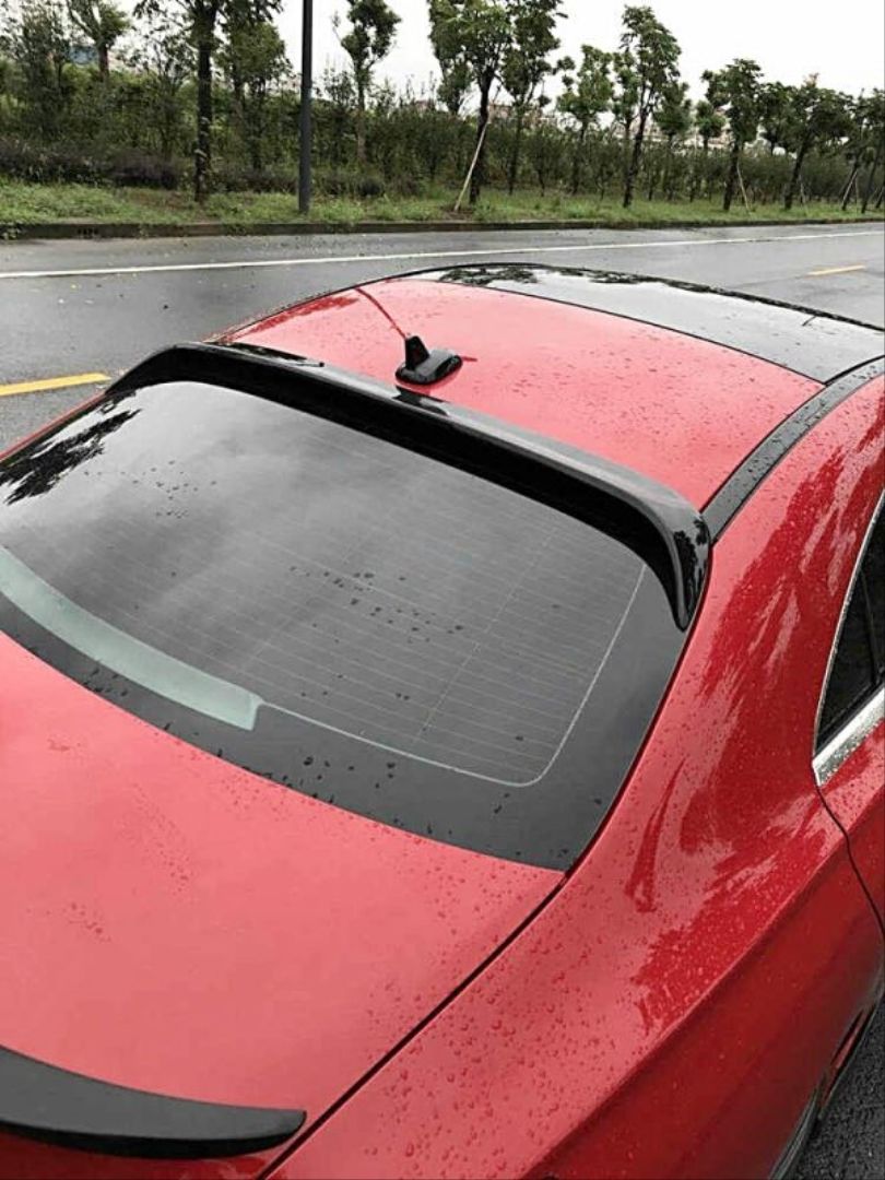 Mercedes W117 Uyumlu Cla (2013-2019) Cam Üstü Spoiler - Piano Black (Parlak Siyah)