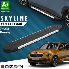 S-Dizayn Skoda Kamiq Skyline Aluminyum Yan Basamak 183 Cm 2019 Üzeri A+ Kalite