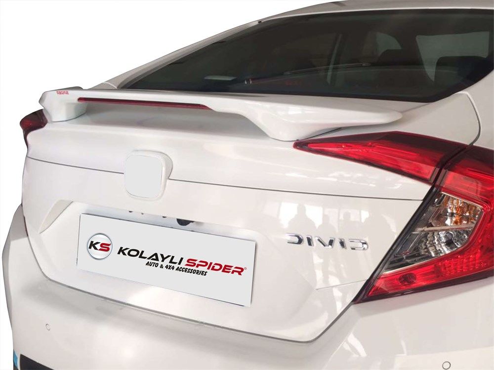 Honda Civic 10 Spoiler Bagaj Işıklı Abs 2016 ve Sonrası