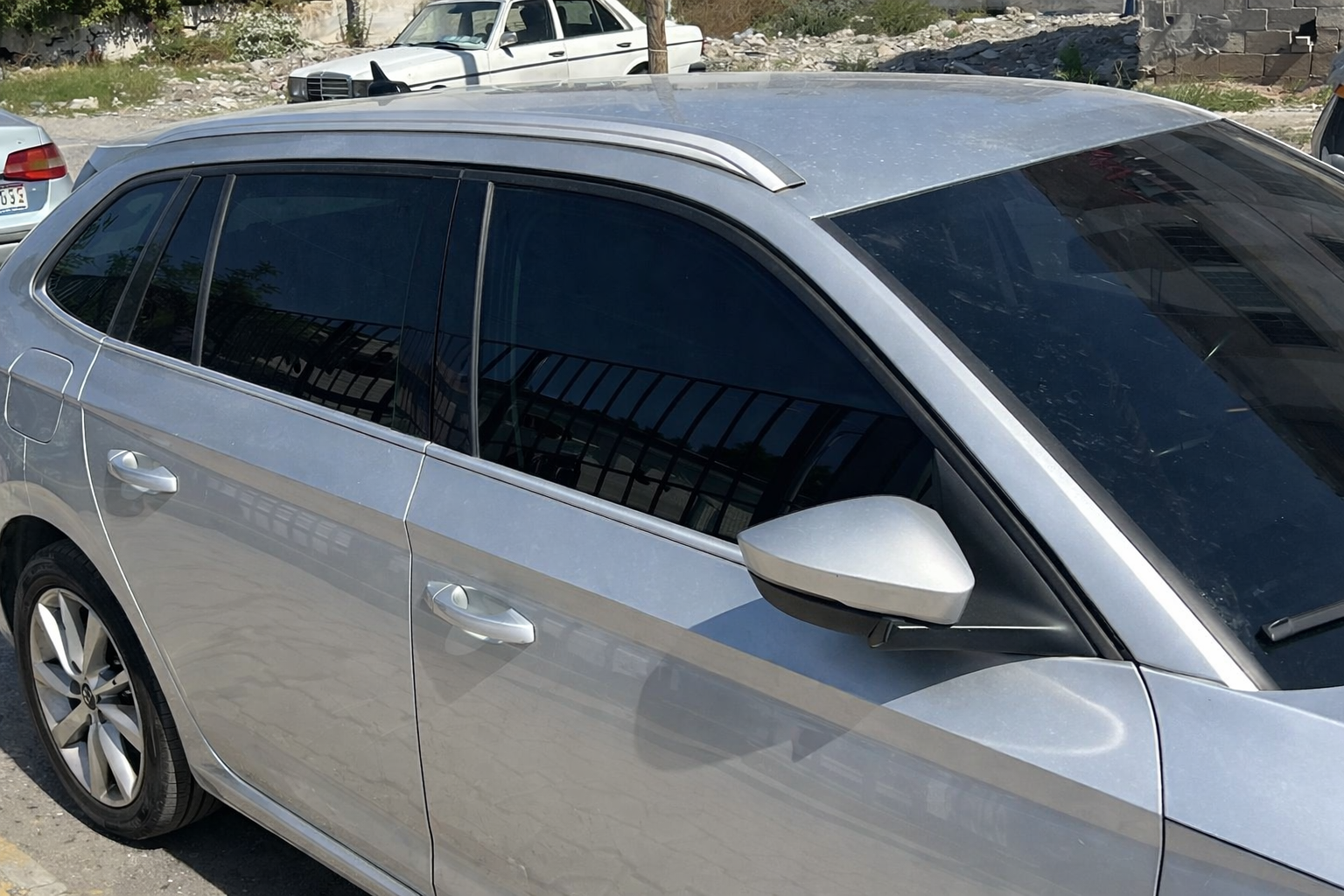 Skoda Scala 2019 Sonrası Tavan Çıtası Gümüş Gri