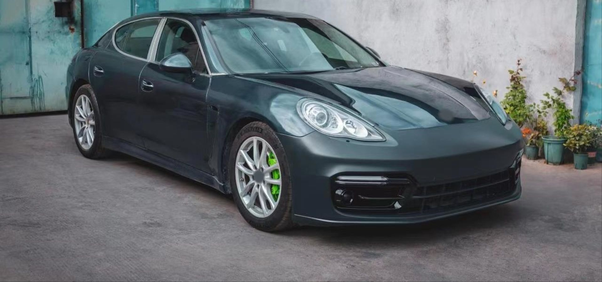 Porsche Panamera Uyumlu 2011-2013 Facelift 2017+ Yükseltme Ön Tampon Set