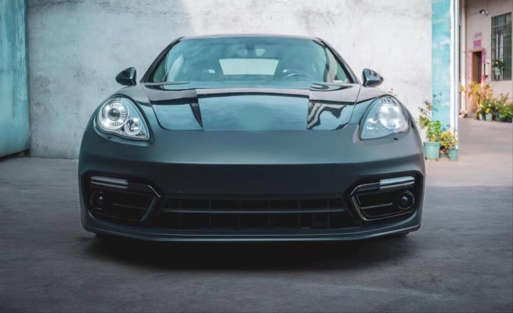 Porsche Panamera Uyumlu 2011-2013 Facelift 2017+ Yükseltme Ön Tampon Set