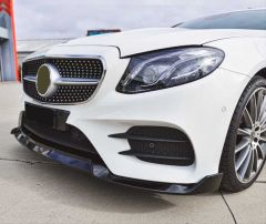 Mercedes W213(2016-2019) Uyumlu E Serisi Custom Ön Lıp - Piano Black (Parlak Siyah)