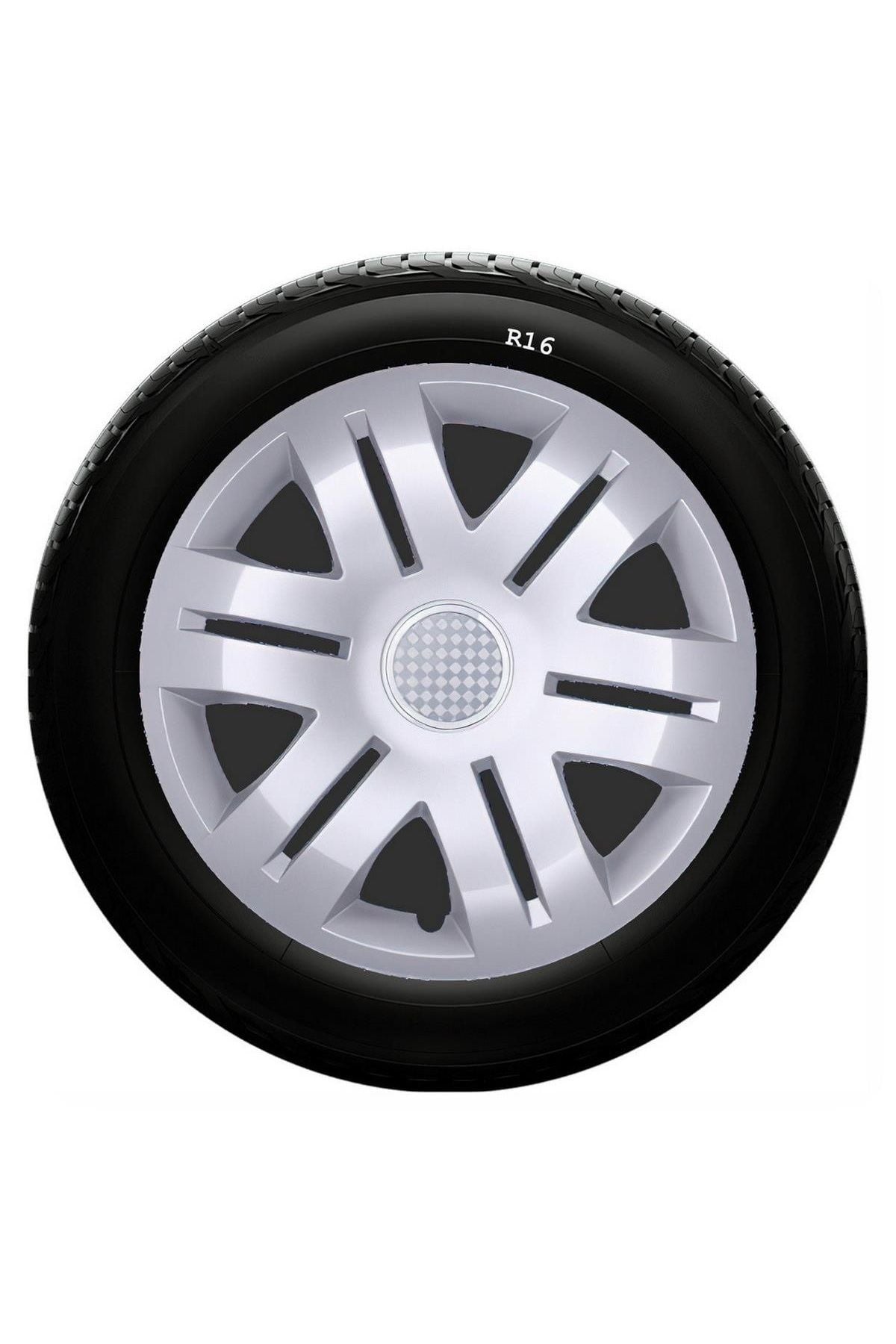 Chevrolet Uyumlu 16 Inc Kırılmaz SKS Jant Kapağı 1 Takım 4 Adet No:406