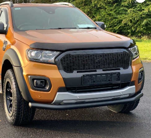 Nissan Navara Uyumlu Ön Tampon Koruma Demiri Siyah Tekli Bıyık 2006+ Pst20 Parça