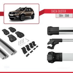 Dacia Duster 2014-2018 Arası ile uyumlu ACE-1 Ara Atkı Tavan Barı GRİ