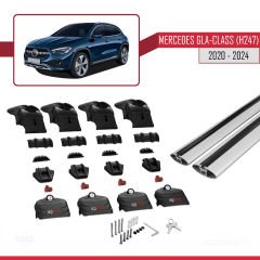 Mercedes Gla-Class (H247) 2020 ve Sonrası ile uyumlu ACE-2 Ara Atkı Tavan Barı GRİ