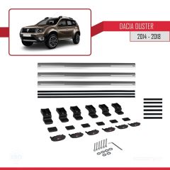 Dacia Duster 2014-2018 Arası ile uyumlu Basic Model Ara Atkı Tavan Barı GRİ 3 ADET