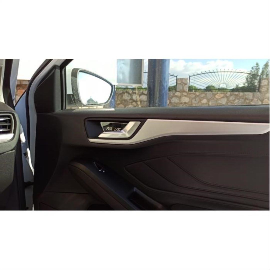 Ford Focus Uyumlu 2019+ Kapı Kolu İç Açma Kaplama-Titanyum Siyah