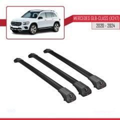 Mercedes GLB-Class (X247) 2020 ve Sonrası ile uyumlu ACE-1 Ara Atkı Tavan Barı SİYAH 3 ADET BAR