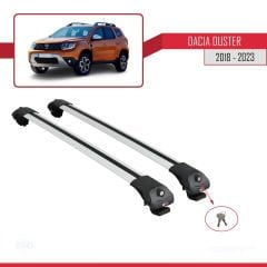 Dacia Duster 2018-2023 Arası ile uyumlu ACE-1 Ara Atkı Tavan Barı GRİ