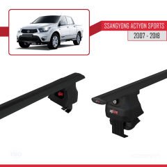 Ssangyong Actyon Sports 2007-2018 Arası ile uyumlu ACE-4 Ara Atkı Tavan Barı SİYAH