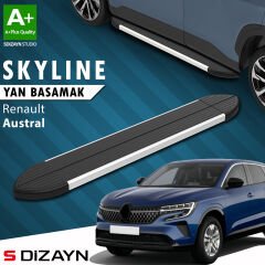 S-Dizayn Renault Austral Skyline Aluminyum Yan Basamak 183 Cm 2023 Üzeri A+ Kalite