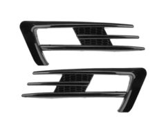 Volkswagen Golf Uyumlu 7 2012-2016 Gti Ön Tampon Bıçakları - Piano Black