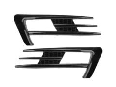 Volkswagen Golf Uyumlu 7 2012-2016 Gti Ön Tampon Bıçakları - Piano Black