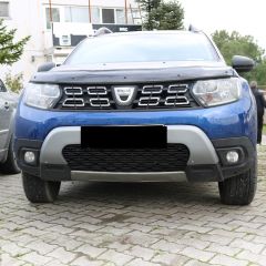 Dacia Duster Ön Tampon Koruma U Model Difüzör Abs Mat Gri 2018-