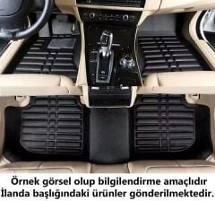 Renault Uyumlu Taliant 2021 Sonrası 5D Havuzlu Karbon Dizayn Paspas Seti