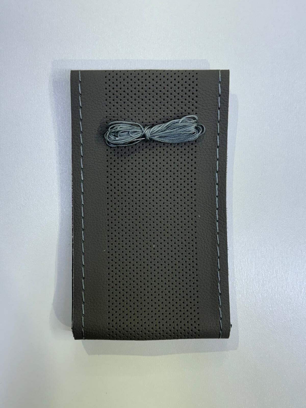 Direksiyon Simidi Kaplaması, 38 cm/15 inç Deri Direksiyon Simidi Kılıfı İğne ve İplikle El Yapımı