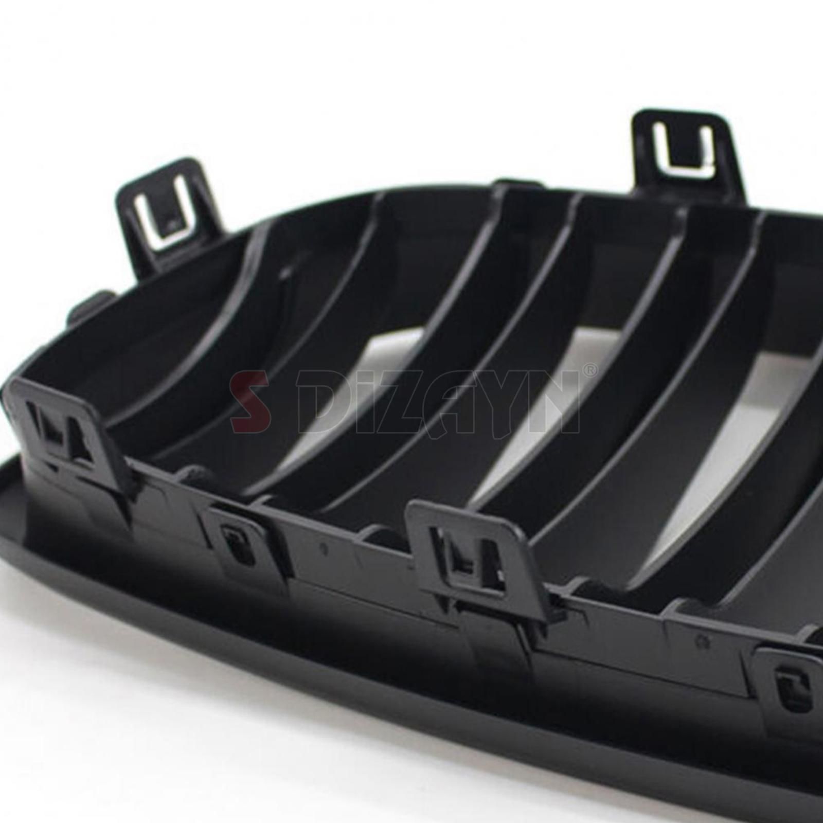 S-Dizayn Bmw 1 Serisi E81/E87 Ön Panjur Böbrek Mat Siyah M1 Model 2008-2012