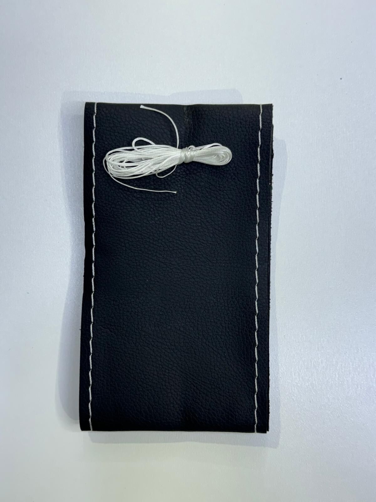 Direksiyon Simidi Kaplaması, 38 cm/15 inç Deri Direksiyon Simidi Kılıfı İğne ve İplikle El Yapımı