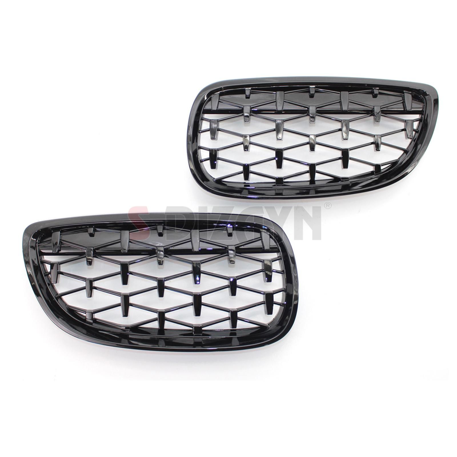 S-Dizayn Bmw 1 Serisi F20/F21 Ön Panjur Böbrek Parlak Siyah Piano Black Diamond Model 2011-2015