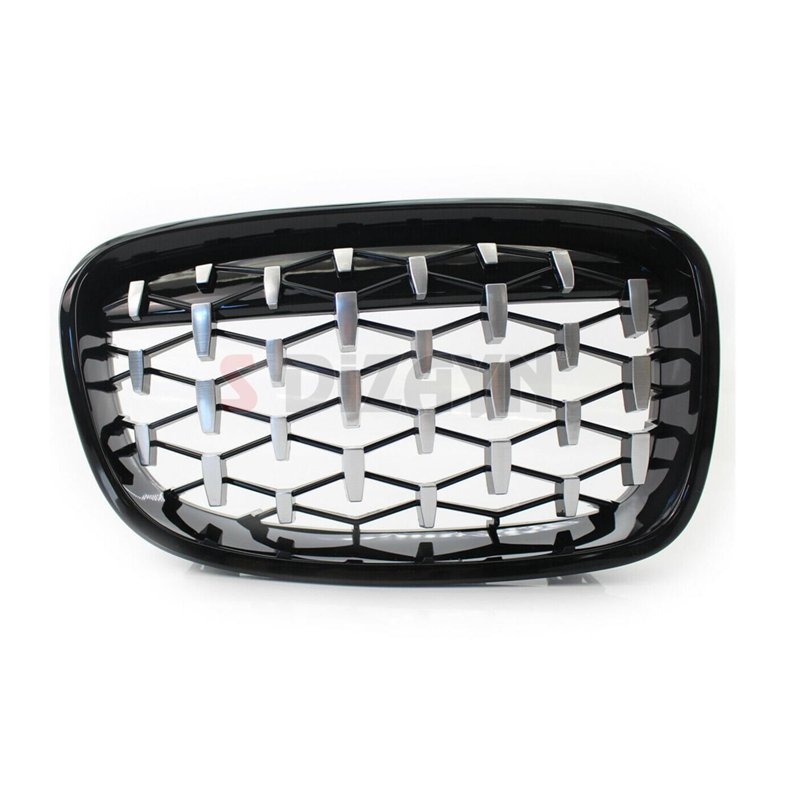 S-Dizayn Bmw 1 Serisi F20/F21 Ön Panjur Böbrek Parlak Siyah Çerçeveli Krom Diamond Model 2011-2015