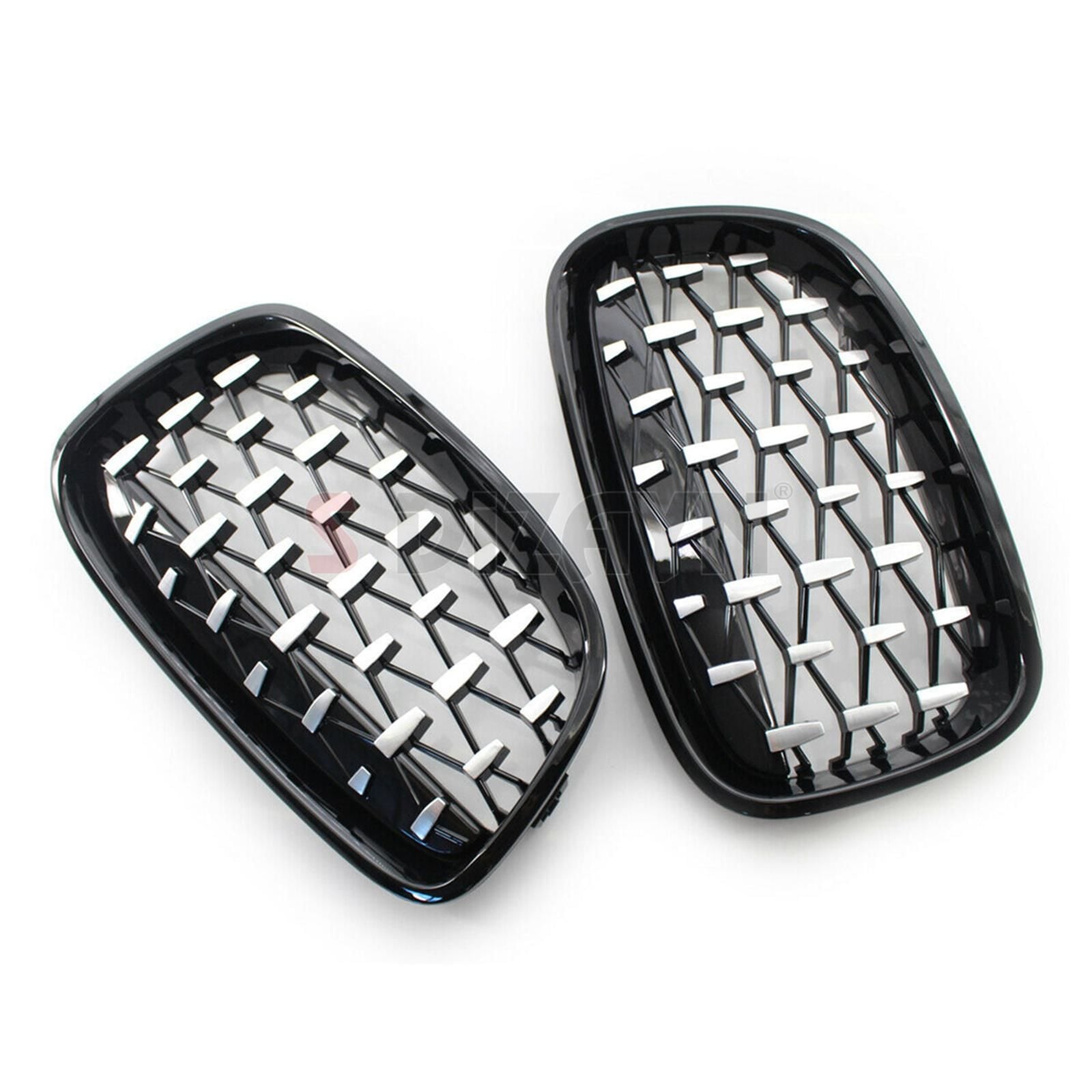 S-Dizayn Bmw 1 Serisi F20/F21 Ön Panjur Böbrek Parlak Siyah Çerçeveli Krom Diamond Model 2011-2015