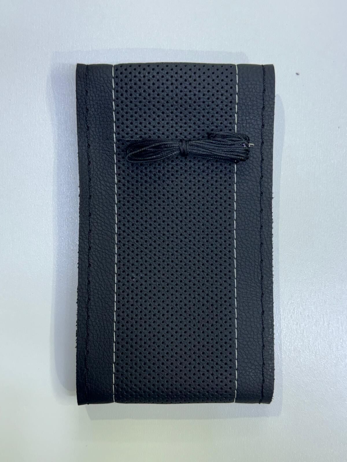Direksiyon Simidi Kaplaması, 38 cm/15 inç Deri Direksiyon Simidi Kılıfı İğne ve İplikle El Yapımı