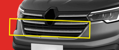 Renault Uyumlu Trafic 2020+ Ön Panjur