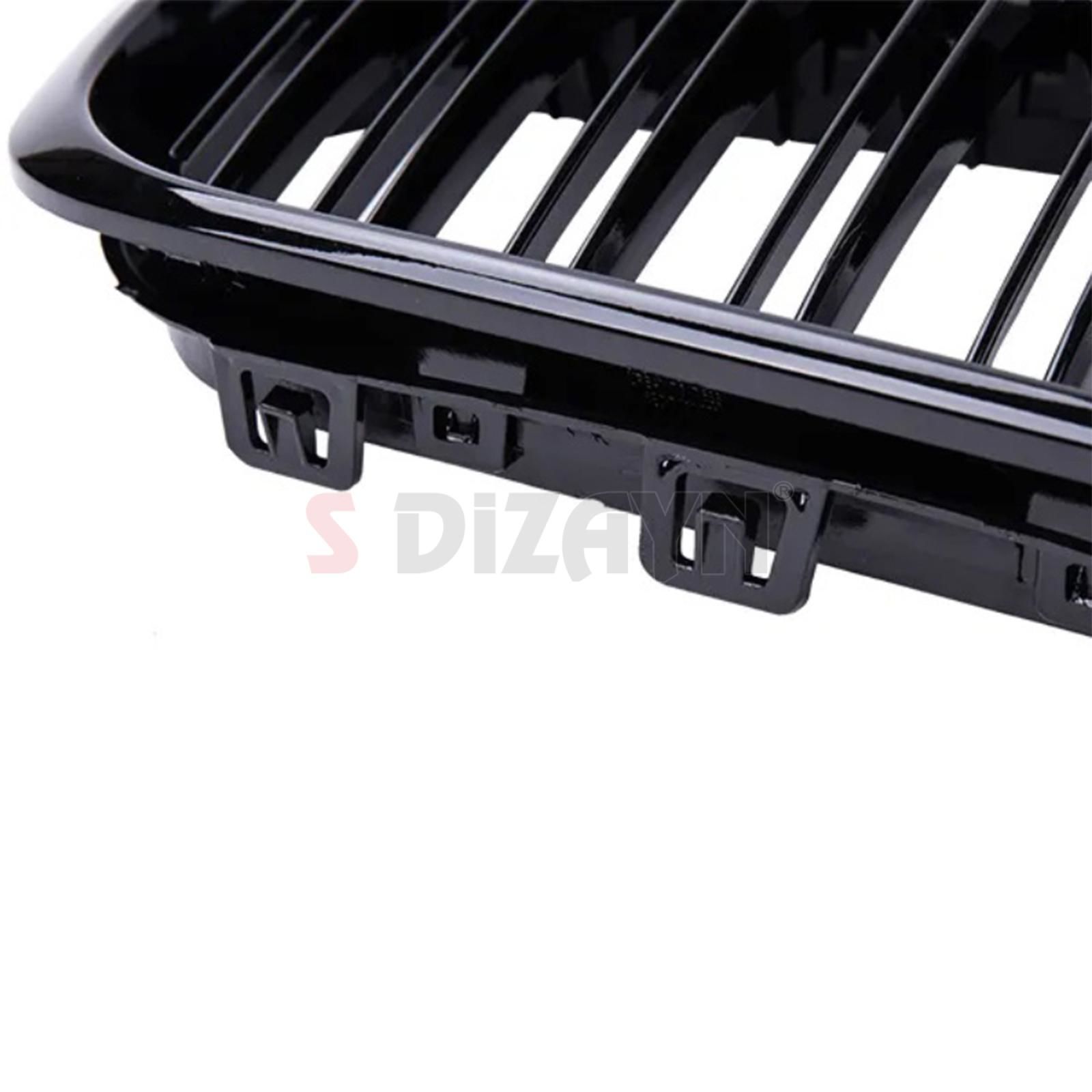 S-Dizayn Bmw 1 Serisi F20/F21 Ön Panjur Böbrek Parlak Siyah Piano Black M1 Model 2015-2019