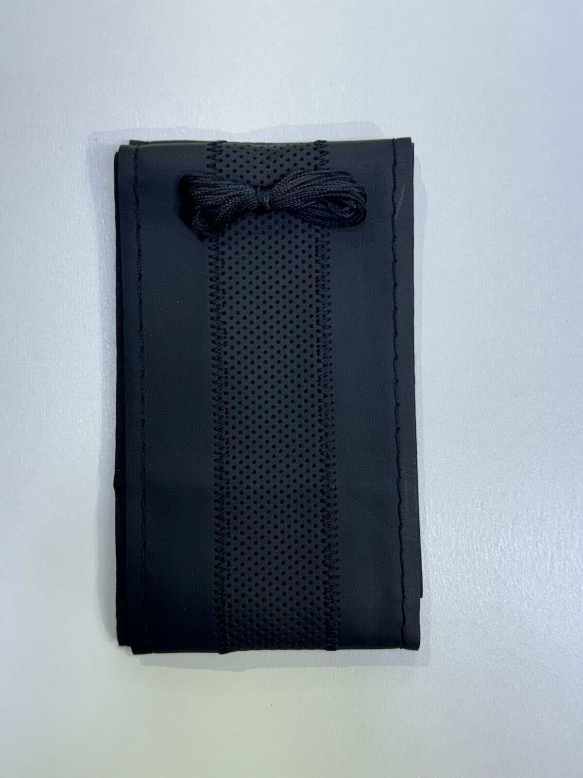 Direksiyon Simidi Kaplaması, 38 cm/15 inç Deri Direksiyon Simidi Kılıfı İğne ve İplikle El Yapımı
