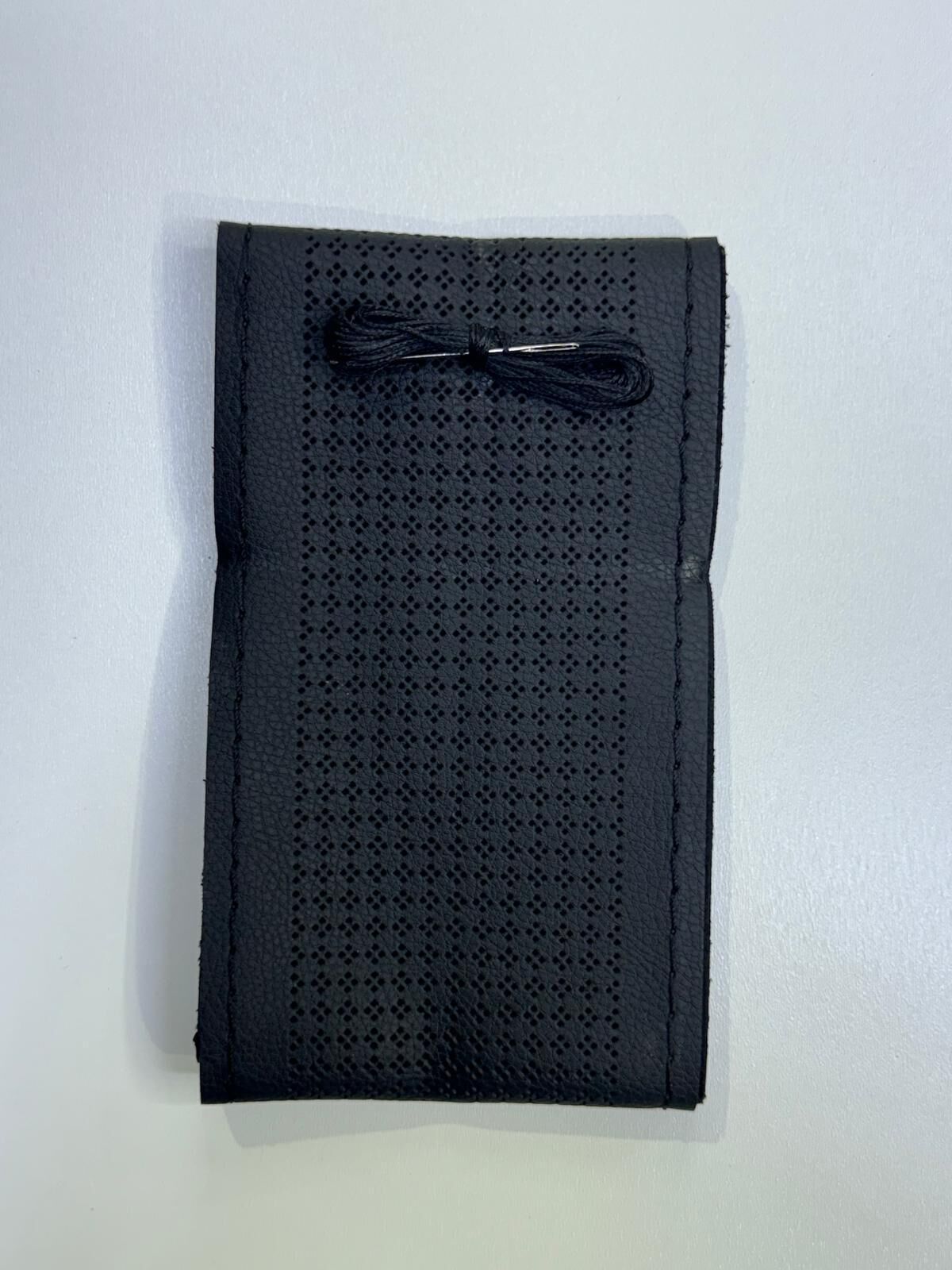 Direksiyon Simidi Kaplaması, 38 cm/15 inç Deri Direksiyon Simidi Kılıfı İğne ve İplikle El Yapımı