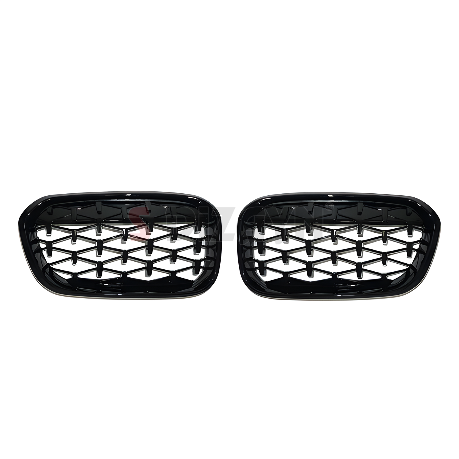 S-Dizayn Bmw 1 Serisi F20/F21 Ön Panjur Böbrek Parlak Siyah Piano Black Diamond Model 2015-2019