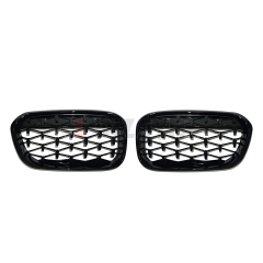 S-Dizayn Bmw 1 Serisi F20/F21 Ön Panjur Böbrek Parlak Siyah Piano Black Diamond Model 2015-2019